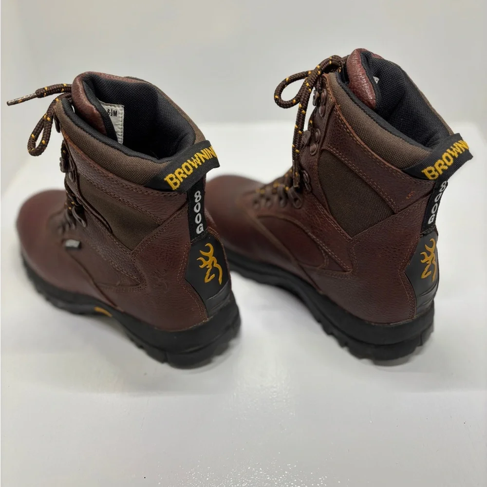 Browning BR8008 Insulated Hunting Boots Vibram Sole Men’s Size 6.5 Waterproof
